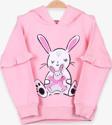 Breeze Kız Çocuk Sweatshirt Tavşan Baskılı 1.5-5 Yaş, Pudra