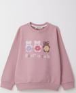 Breeze Kız Çocuk Sweatshirt Sevimli Ayıcıklar Baskılı 1.5-5 Yaş, Gülkurusu