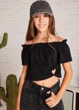 Mayoral Kız Çocuk Crop T-shirt 6028