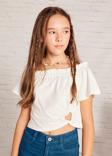 Mayoral Kız Çocuk Crop T-shirt 6028