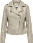 Only Onlkristel Faux Leather Biker Kadın Deri Ceket 15336105