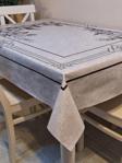 Başak Ev Tekstili Dora Pano Elyaf Tabanlı Pvc Muşamba - Desenli Silinebilir 120 X 155 Hazır Masa Örtüsü