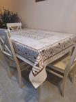 Başak Ev Tekstili Dora Pano Elyaf Tabanlı Pvc Muşamba - Desenli Silinebilir 120 X 140 Hazır Masa Örtüsü