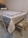 Başak Ev Tekstili Dora Pano Elyaf Tabanlı Pvc Muşamba - Desenli Silinebilir 115 X 140 Hazır Masa Örtüsü