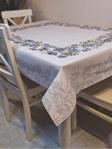 Başak Ev Tekstili Dora Pano Elyaf Tabanlı Pvc Muşamba - Desenli Silinebilir 115 X 140 Hazır Masa Örtüsü