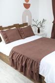 Cotton Maison Poli Yatak Runner Takımı Fırfırlı 80X280 Cm