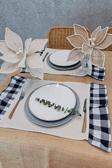Cotton Maison Amerikan Servisi Fırfırlı Retro 4 Lü 30X45 Cm