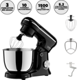Kitchen Helper PV-4700 1500W-5.2 Litre -10 Kademe Hız Ayarı Stand Mikser Hamur Yoğurma Makinesi