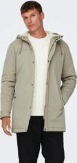 Only & Sons Erkek Parka Açık Haki 22025690