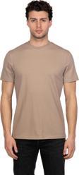 Jsco Hscstore Erkek Bisiklet Yakalı Basic Vizon Tişört - 8402