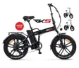 Rks XS35 250 W Katlanabilir Elektrikli Bisiklet - Siyah