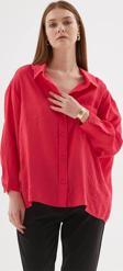 Fashion Friends Oversize Fuşya Kadın Gömlek 25Y0571K1