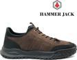 Hammer Jack 102-24805-M Henley Hakiki Deri Casual Erkek Ayakkabı Kahverengi