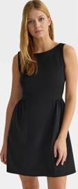 Kadın A Line Mini Elbise 87% Polyester 13% Elastan Yazlık Modern Stil Özel Tasarım Şık Görünüm