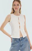 Kaşkorse Bisiklet Yaka Crop Bluz Pamuklu Günlük Tarz Zarifane Tasarım Modern Stil