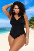 Konforlu Rahat Kesim Büyük Beden Mayo Plus Size Su Sporları İçin Plaj Ve Havuz