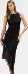 Asimetrik Midi Bodycon Elbise Örme Polyester Yazlık Günlük Dayanıklı Malzeme Premium Kalite