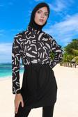 Desenli Tesettür Plaj Giyim Hızlı Kuruyan Klora Dayanıklı Özel Tasarım Yaz Koleksiyonu