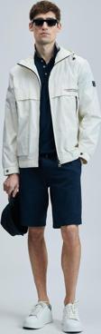 Lufian Erkek Aler Spor Slim Fit Chino Şort 111210079 Lacivert