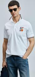 Lufian Erkek Sansa Smart Polo T-Shirt 111040218 Beyaz