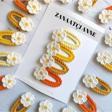 Zanaatçı Anne Amigurumi El Yapımı 4'Lü Renkli Papatya Çıt Çıtlı Toka Seti