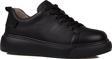 Trend Adımlar Siyah Aura Kadın Hakiki Deri Sneaker