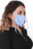 Gümüş İyonlu Boyundan Askılı Yıkanabilir Taşlı Maske K-5