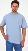 Erkek Bisiklet Yaka Los Angeles Baskılı T-shirt 7029