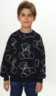 Toontoy Erkek Çocuk Komple Ayı Baskılı Sweatshirt