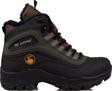 Trend Adımlar Haki Kalın Taban Unisex Trekking Bot