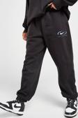 Nike Sportswear Phoenix Fleece Oversize High Rise Pants Kadın Oversize Yüksek Belli Şardonlu Eşofman Altı Siyah