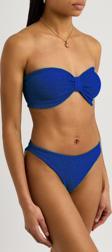 Straplez Dokulu kumaş Bikini Takım
