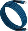 BMLC-03 Mavi Manyetik 2m Hızlı Şarj Kablosu – Type-C - Lightning, 3 A