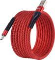 BMUC-02 Kirmizi Manyetik USB-A-C Kablo – 1.5 m, Süper Hızlı Şarj