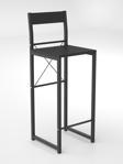 Retodesign Siyah Good Bar Sandalyesi 1652S