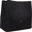 Benetton Siyah Monogram Eskitme Kadın Çapraz Çanta BNT 1298