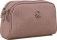 Benetton Pudra Monogram Eskitme Kadın Çapraz Çanta BNT 1278