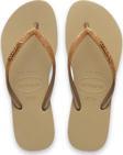 Havaianas 4146975 Slim Glitter Ii Parmak Arası Kahverengi Kadın Terlik