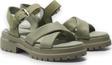 Timberland Tb0A63H4Z London Vibe Backstrap Sandal Yeşil Kadın Sandalet