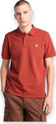 Timberland Tb0A6Bx4 Millers River Sleeve Stretch Polo Kırmızı Erkek T-Shirt