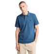 Timberland Tb0A6Vdp Millers River Pique Sleeve Polo Mavi Erkek T-Shirt