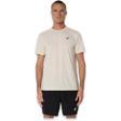 Asics 2041A348 Court Graphic Ss Top Krem Erkek T-Shirt