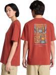 Timberland Tb0A6Dpd Washed Boot Lab Back Graphic Tee Kırmızı Erkek T-Shirt