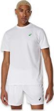 Asics 2041A348 Court Graphic Ss Top Beyaz Erkek T-Shirt