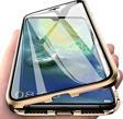 Samsung Galaxy S10 Plus Uyumlu Kılıf Önü Açık Arkası Temperli Camlı Manyetik Adsorpsiyon Darbeye Dayanıklı Kapak