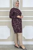 KADIN DALGA DESENLİ TESETTÜR TUNİK