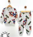 Annebebe 7-10 Yaş İki İp Süper Kahramanlar Pijama Takımı