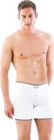 Emay Beyaz Mı 2108 Seamless Uzun Erkek Boxer
