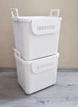 Geseus Motek  Mybox 2x30 Litre Kulplu Çok Amaçlı Organizer Saklama Kutusu-MT-35