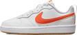 Nike Court Borough Low 2 GS Leather Unisex Sneaker Hakiki Deri Günlük Spor Ayakkabı Beyaz Turuncu
